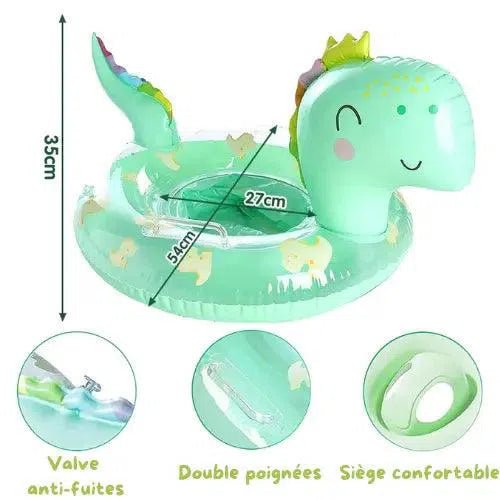 Bouée Dinosaure pour Bébé - Boueelicorne.com