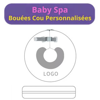 Bouée Bébé Cou Personnalisable pour BabySpa (X6) - Bouée Licorne