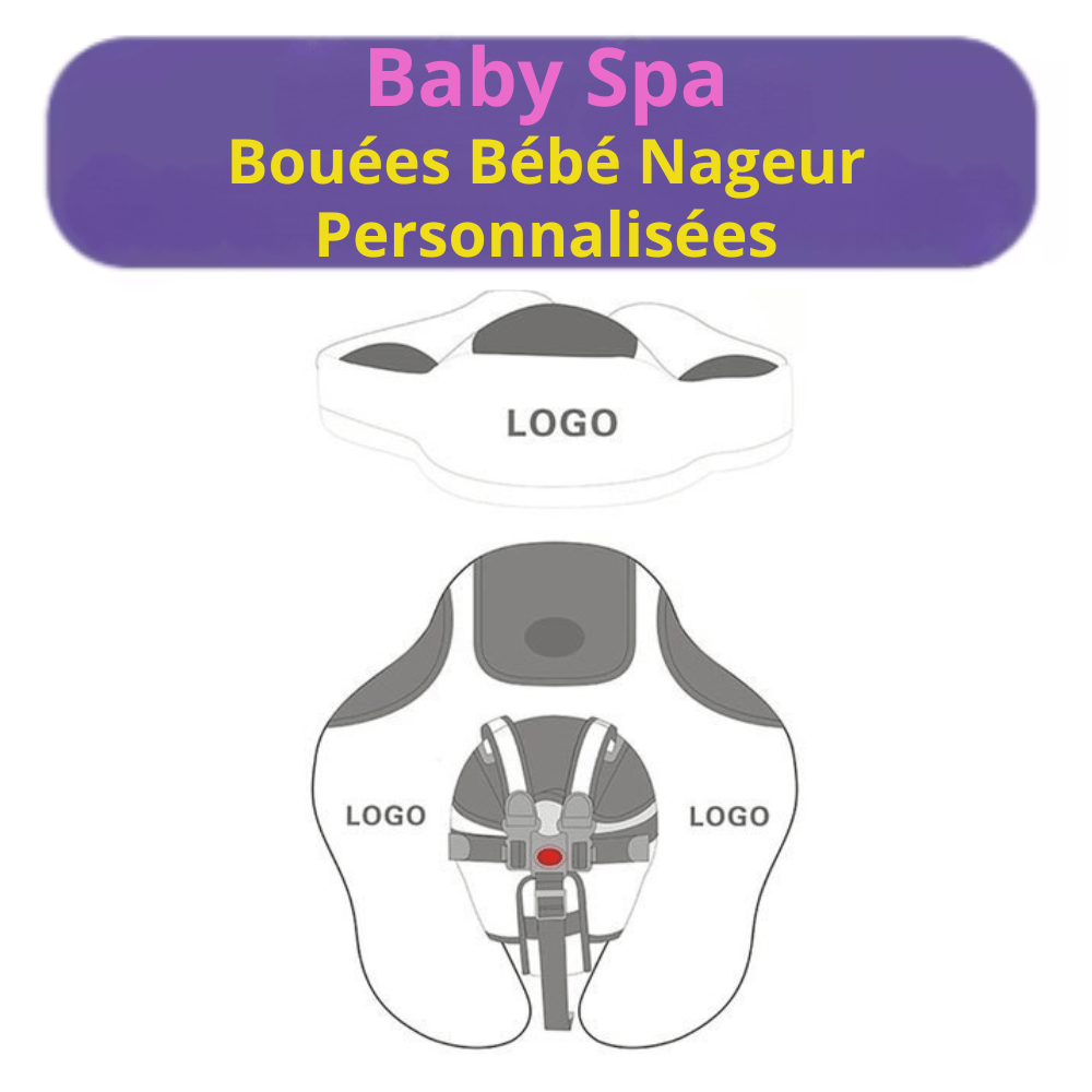 Bouée Bébé Nageur Personnalisable BabySpa (X6) - Bouée Licorne