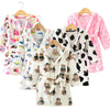 Peignoir de bain enfant à capuche motif dinosaure - Bouée Licorne