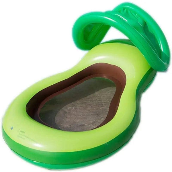Matelas Piscine Avocat avec Auvent - Bouée Licorne