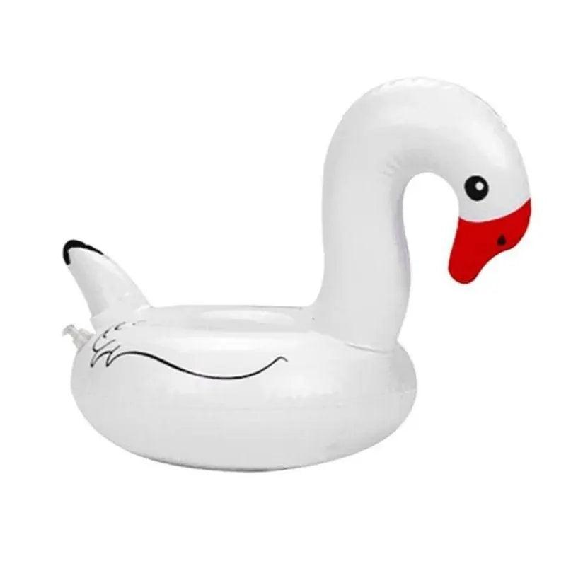 Porte Verre Gonflable Cygne Piscine - Bouée Licorne